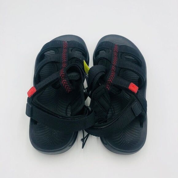 Brand New All In Motion Black‎ Sandals For Men Size 6 Open Toe/ Summer Shoes - Picture 5 of 5